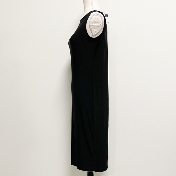 Norma Kamali Sleeveless Back Layered Midi Dress - Picture 4 of 8